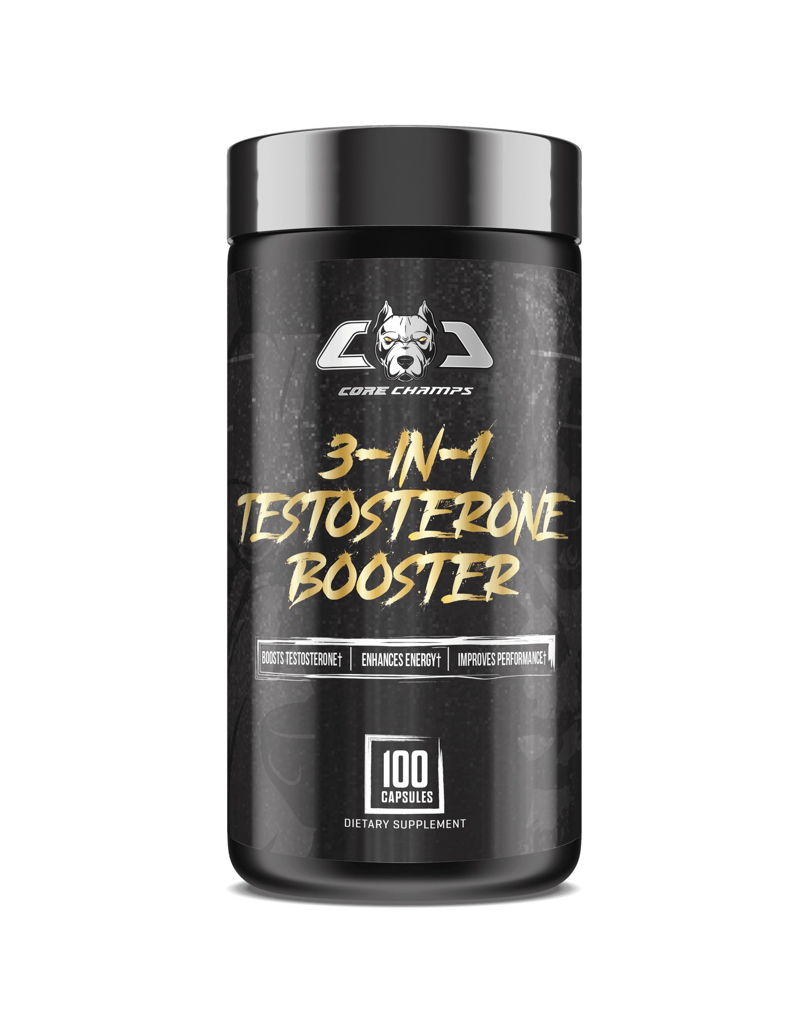 3-in-1 Testosterone Booster - 100 Capsules